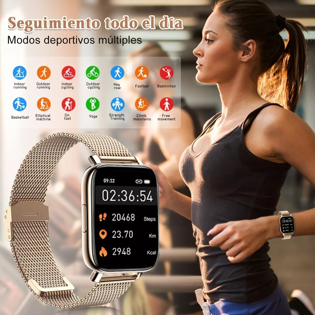 Smartwatch Feminino Smartwatch À Prova D'água - Imagem 5