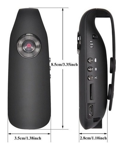 4 Em 1 Hd 1080p Mini Câmera Filmadora Espiã Grande Angular - Imagem 6