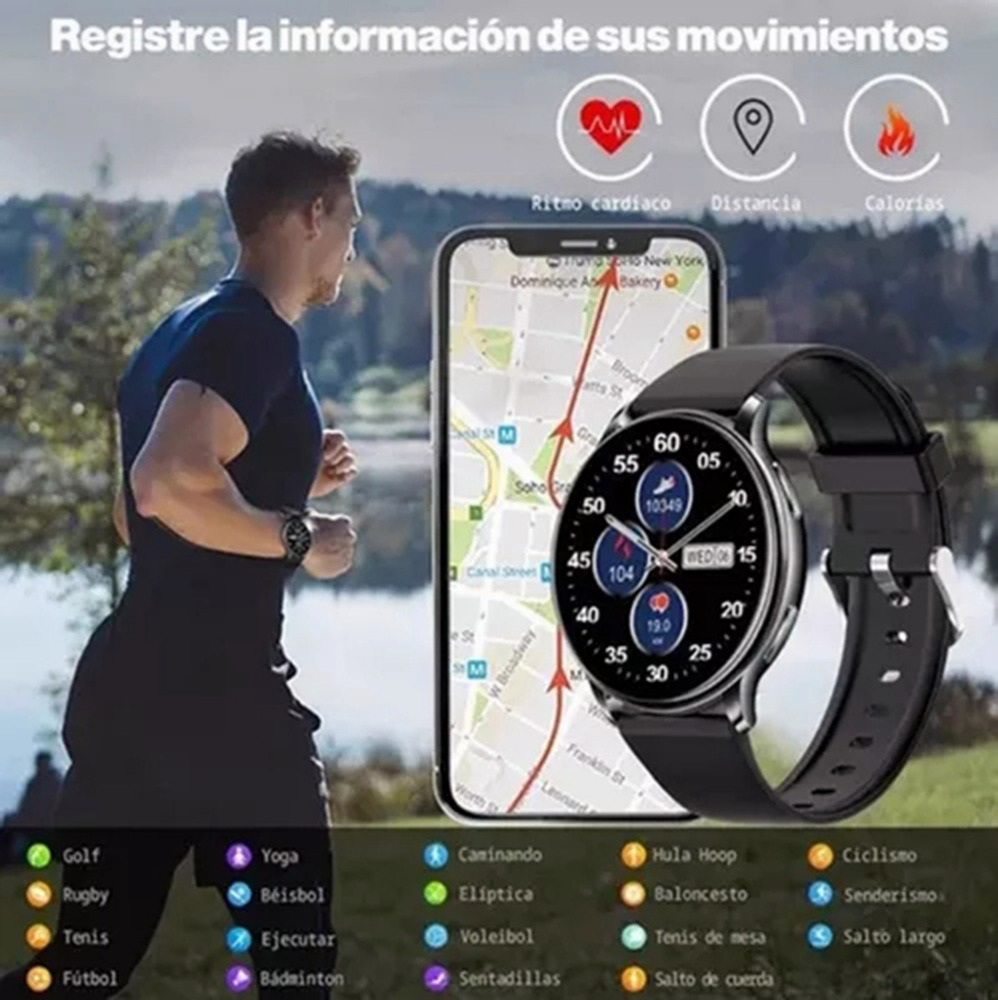 Smartwatch Esportivo Waterproof P/ Xiaomi Huawei Ios Mulher - Imagem 20