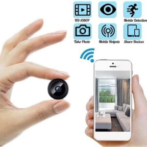 Mini Câmera Wi-fi Hd 1080p Escondida Câmera Espiã Babá