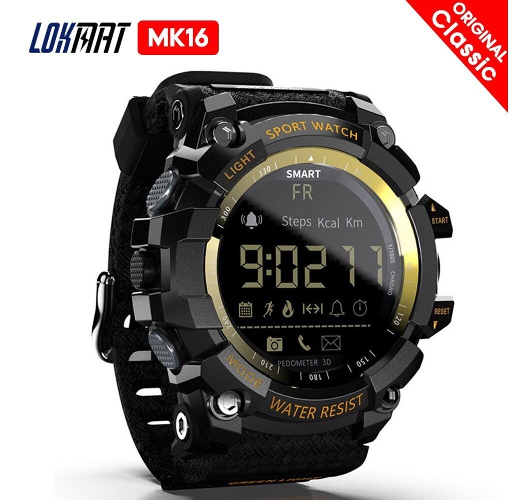 Smartwatch Masculino Robusto Lokmat Mk16 Military A - Imagem 11