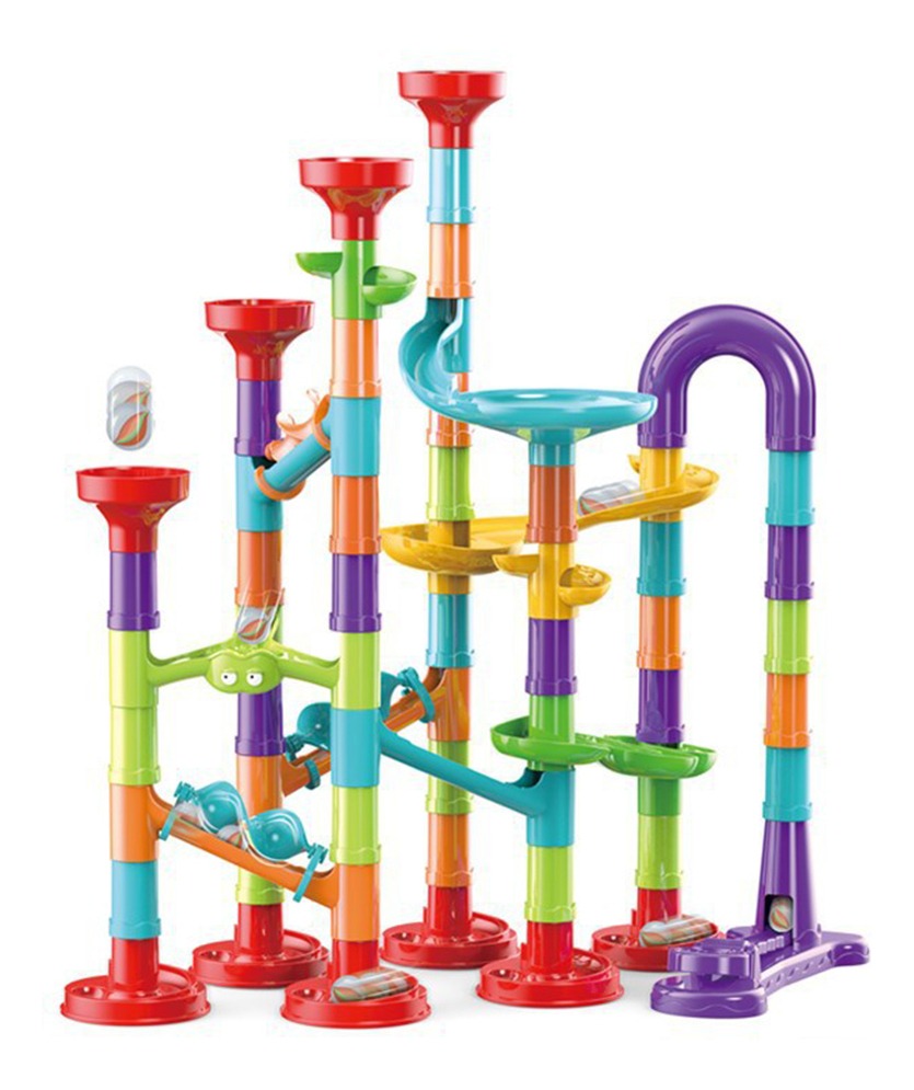 Conjunto De Jogos Building Block Age Stem Marble Learning