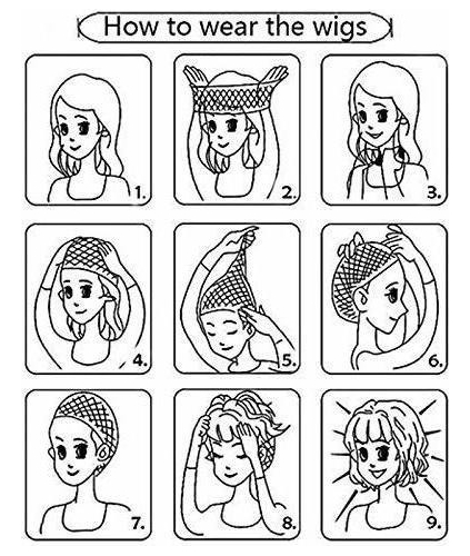 Peruca De Fibra Preta Masculina Cabelo Curto Encaracolado - Imagem 9