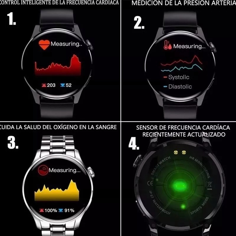 Smartwatch À Prova D'água Ip68 Smart Bluetooth Spor - Imagem 15