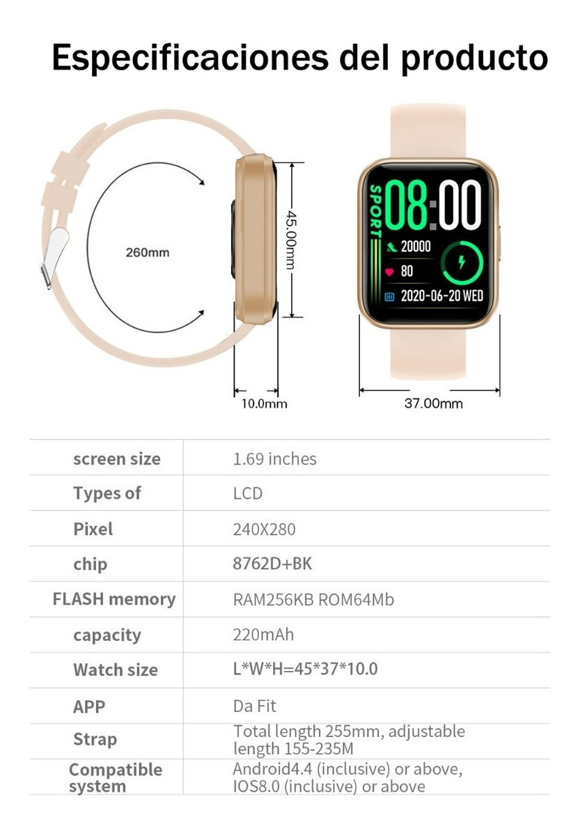 Chamada Bluetooth À Prova D'água Smartwatch Foxx Esportivo - Imagem 20