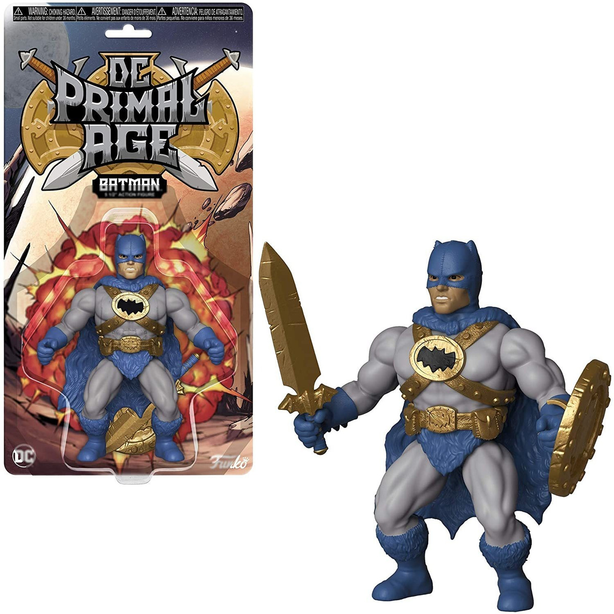 Funko Dc Primal Age Boneco Colecionável Do Batman, Multico - Imagem 2