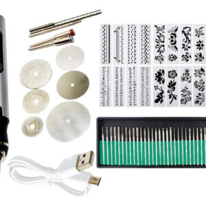 Kit De Ferramentas De Gravação Mini-caneta Gravadora Prata