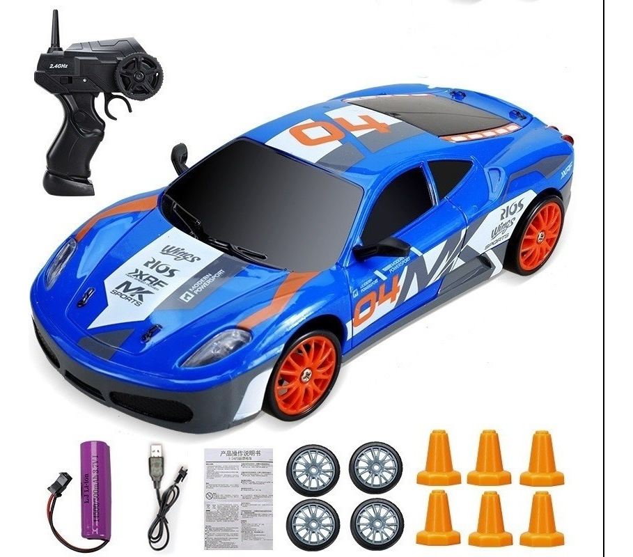 2.4g Drift Rc Car 4wd Rc Drift Control Toy Car - Imagem 5