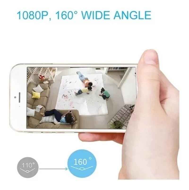 Mini Câmera Wifi Portátil Para Aplicação Móvel - Imagem 2