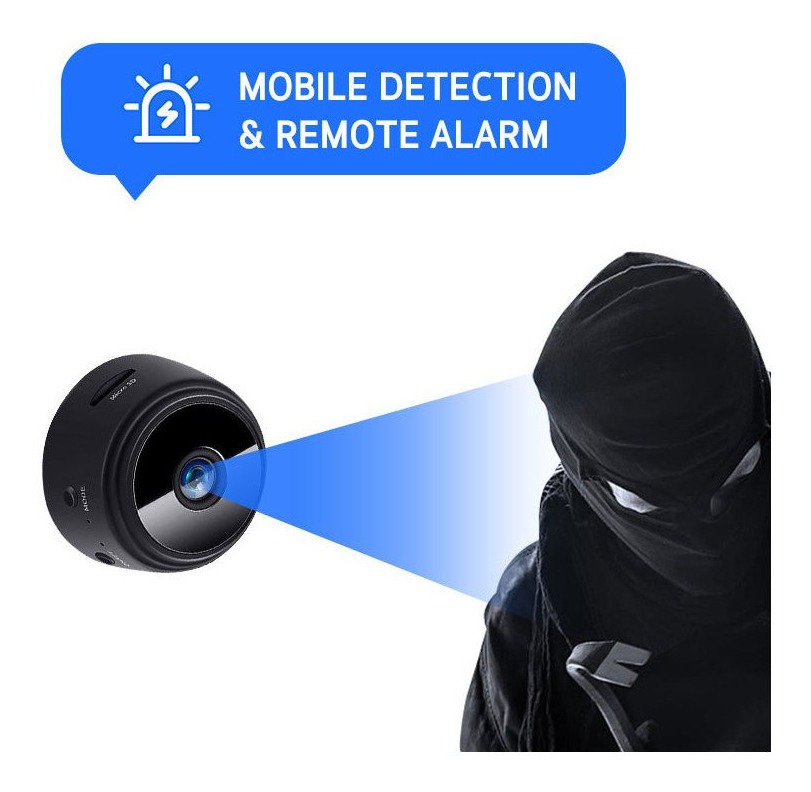 Mini Wifi Câmera Visão Noturna Detecção Micr Motion - Imagem 7