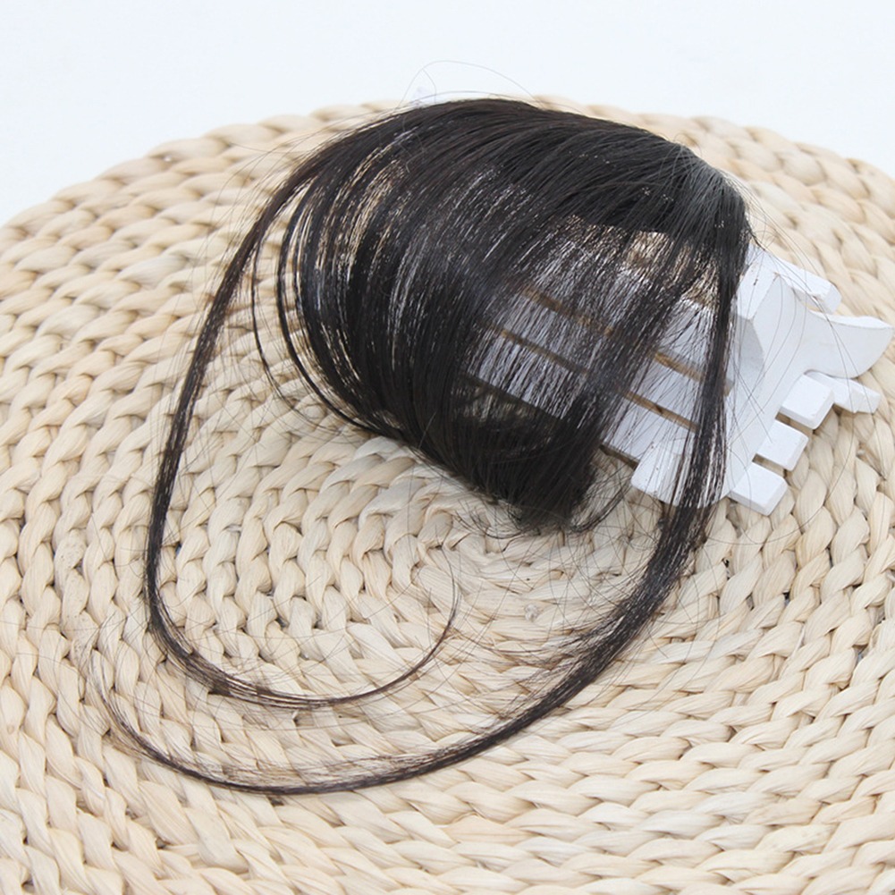 Grampo De Cabelo Falso Feminino Peruca De Extensão De Franja - Imagem 4
