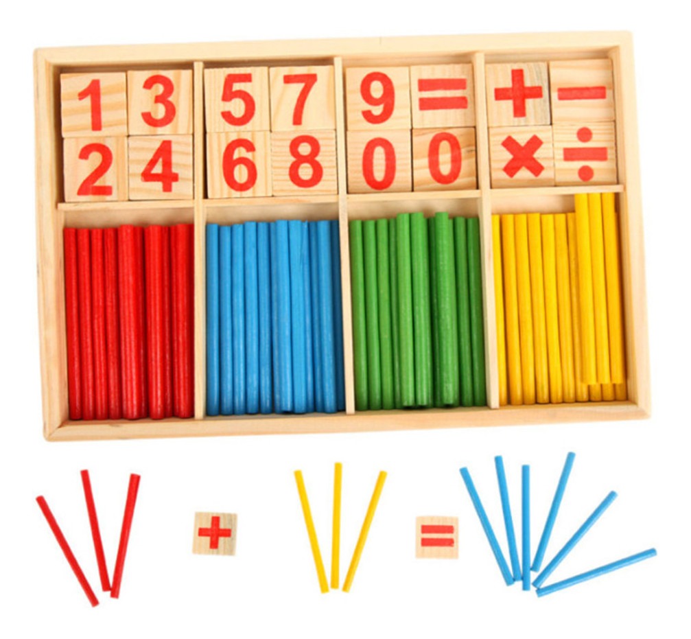 Brinquedo De Contagem De Materiais Matemáticos J Spindles Wo