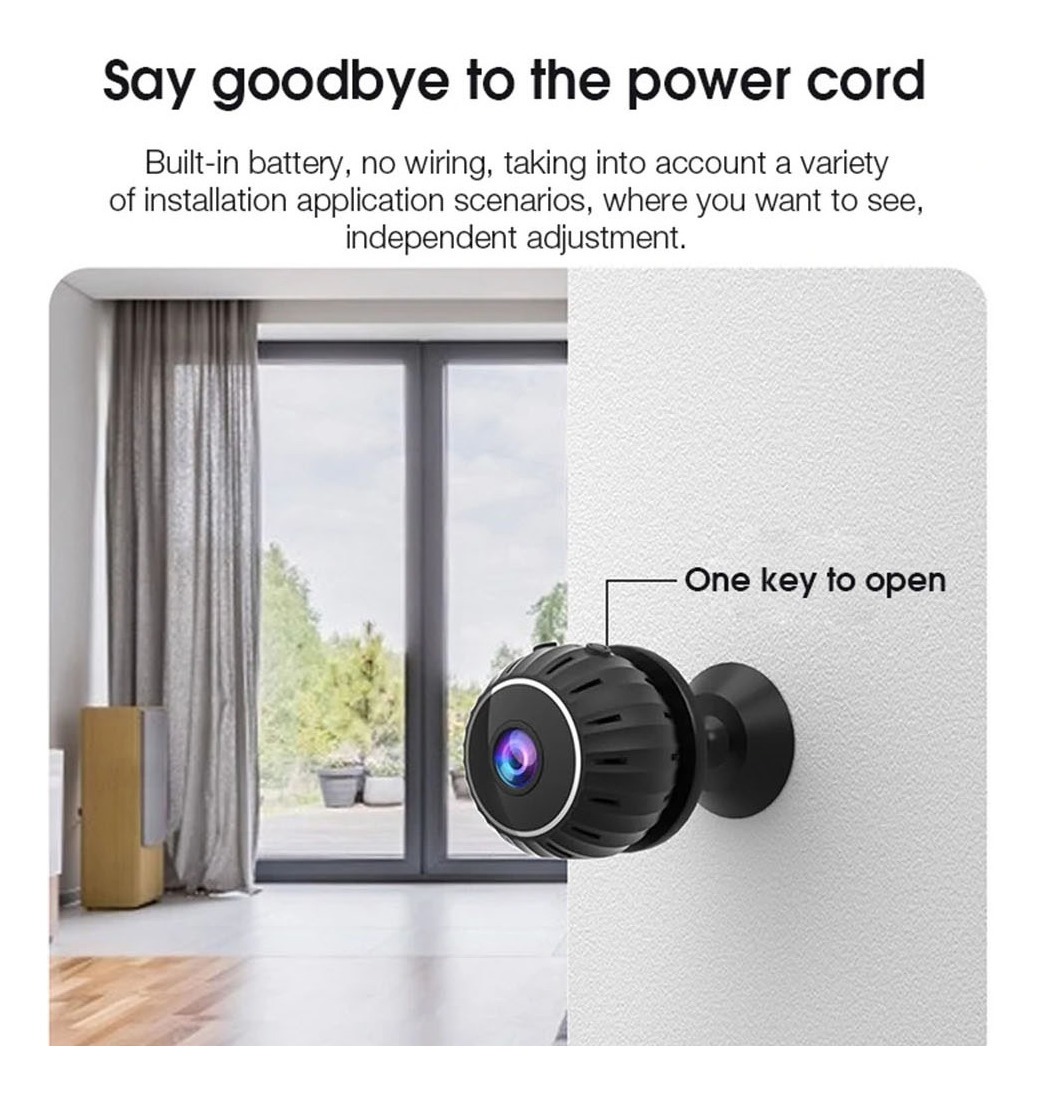 Câmera Ip Infravermelha Sem Fio Escondida X10 1080p Wifi - Imagem 9