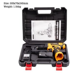 Furadeira Sem Fio De 10mm 16.8v Com Maleta De Transporte