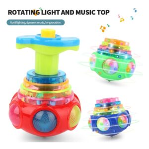 Brinquedo Infantil Giratório Top Spinning Led Light Music
