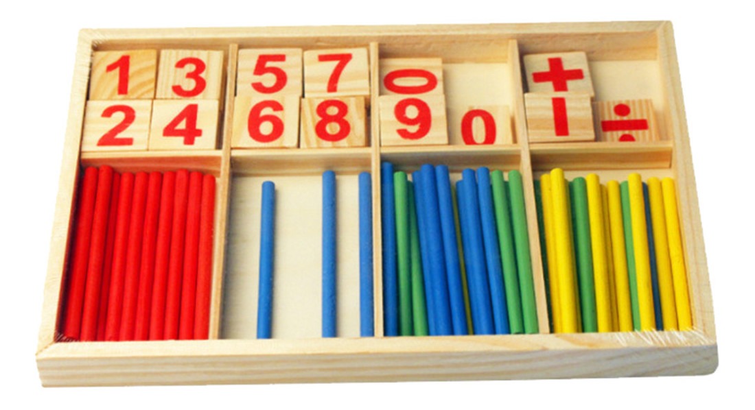Brinquedo De Contagem De Materiais Matemáticos J Spindles Wo - Imagem 2