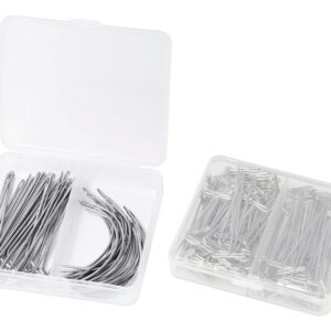2 Encaixotado Striaght Curvada T Tipo Peruca Diy Suprimentos