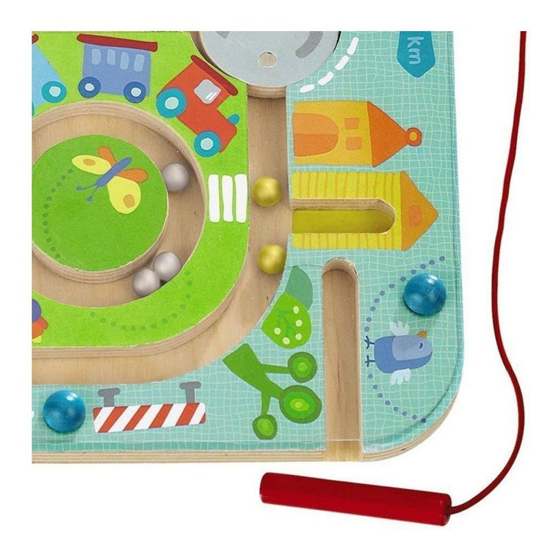 City Labirinto Magnético Jogo De Quebra-cabeça Brinquedo - Imagem 6