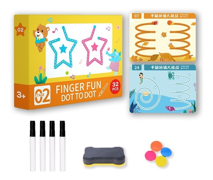 Conjunto De Livros De Exercícios Reutilizável Magic Practice - Imagem 2