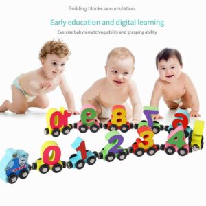 Educação Infantil Para Aprender Números E Letras Trem Magnét