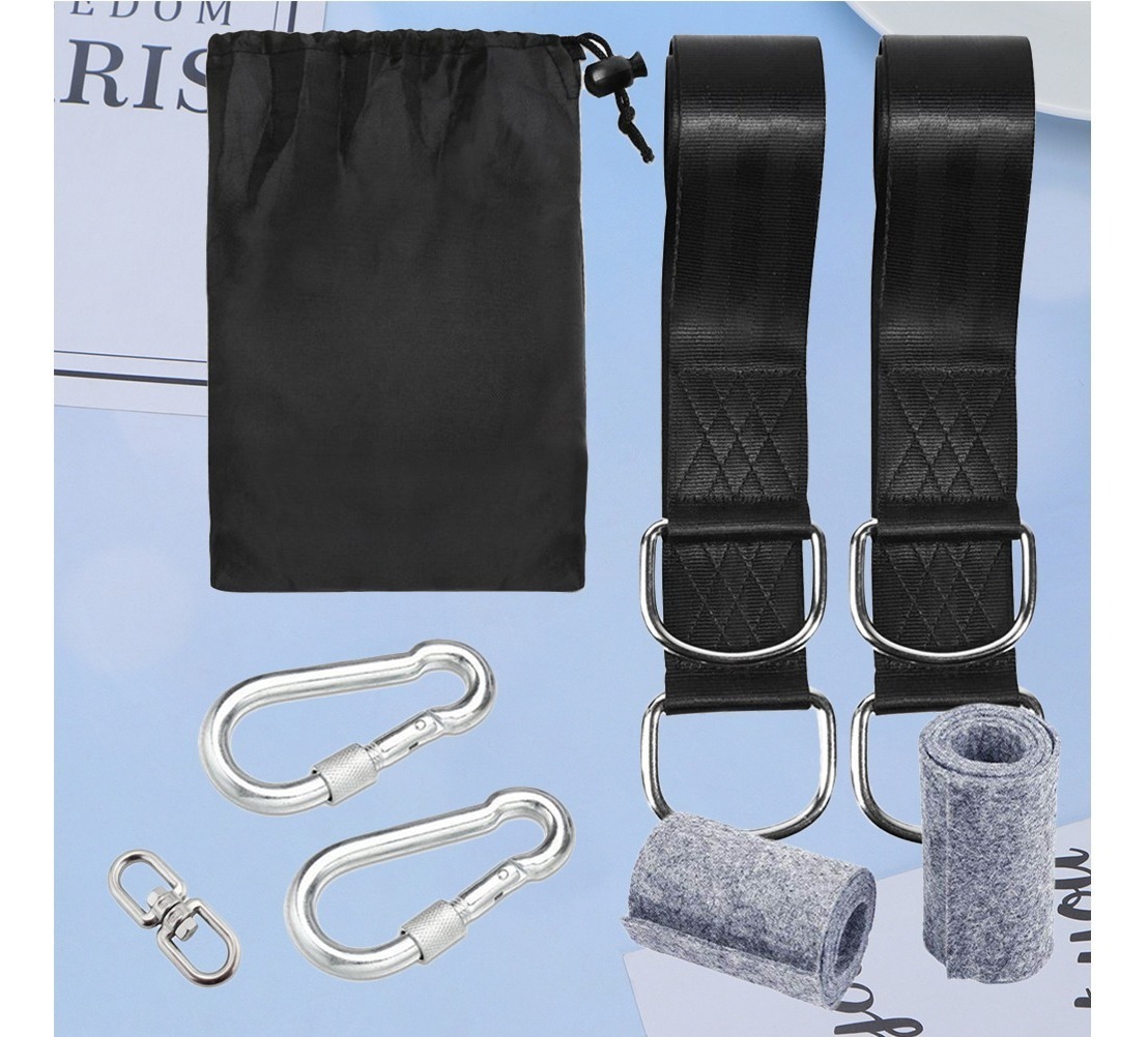 8pcs Árvore Balanço Correias Pendurado Kit Detém 1000kg Com - Imagem 3