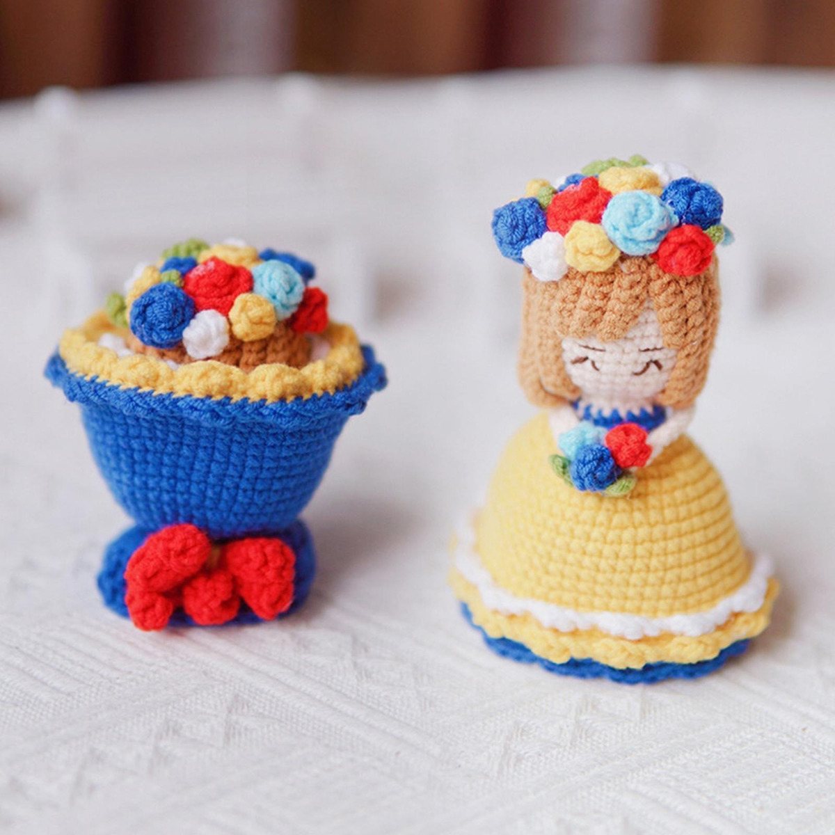 Decoração De Quarto De Boneca De De Crochê Faça Você - Imagem 45