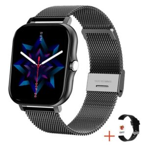 Smartwatch Tela 1.69  Resistente À Água Ip67 Preto