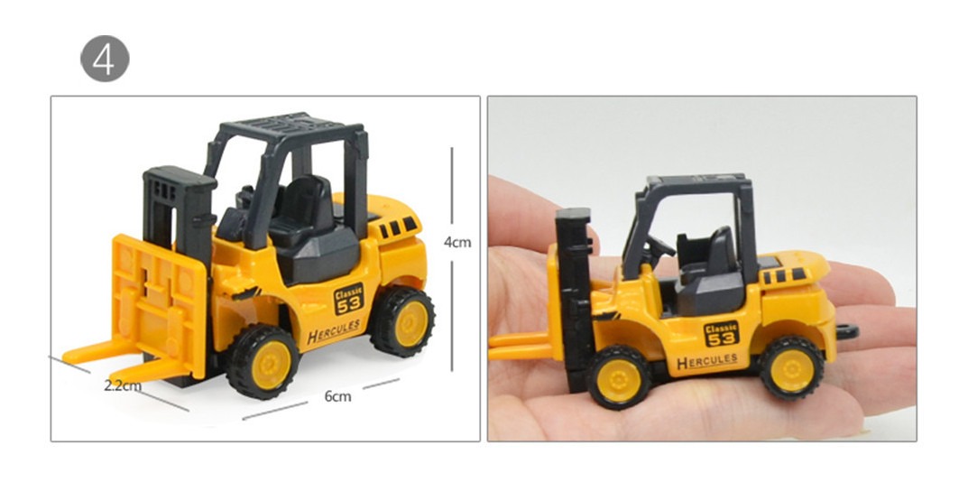 Mini Escavadeira De Carro De Engenharia De Veículos De Const - Imagem 9
