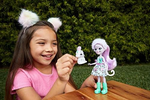 Boneca Pequena Enchantimals Sybill Snow Leopard 6in - Imagem 2