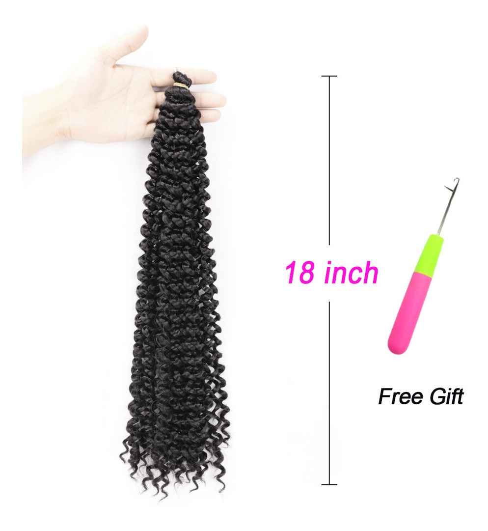 Mega Hair Cabelo Bio Vegetal Cacheado Para Aplique E Braid - Imagem 5