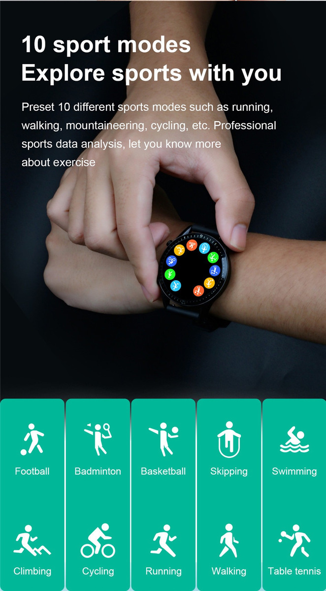 Para Xiaomi iPhone Smartwatch Homens Mulheres Pulseira À Pro - Imagem 7