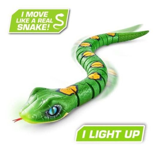 Robo Alive Slithering Snake Série 3 Green By - Imagem 2