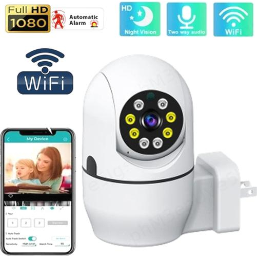 Câmera De Vigilância Wifi, Proteção De Segurança, Câmera Sem