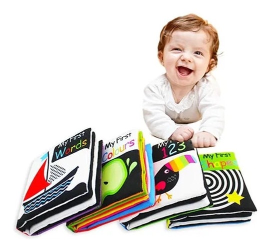 4pcs É Adequado Para Livro De Pano De Estudo Recém-nascido - Imagem 2