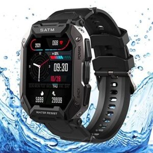 Smartwatch Impermeável Super Military Outdoor Ip68/5atm
