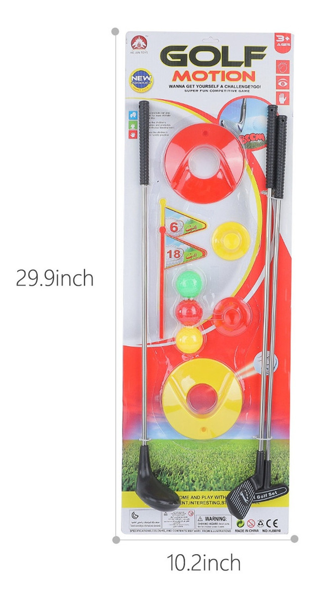 Conjunto De Golfe Infantil I, Tacos De Golfe De Brinquedo Nv - Imagem 3