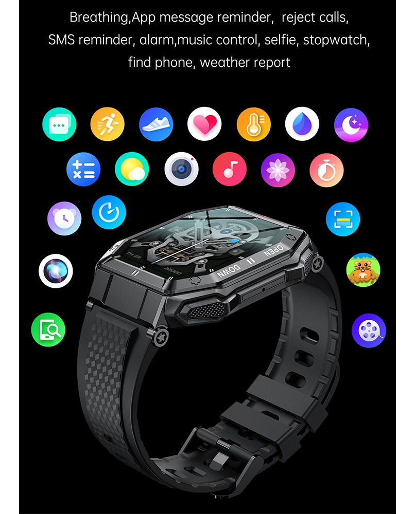 Smartwatch Externo Lokmat K55 Bluetooth Call - Imagem 5
