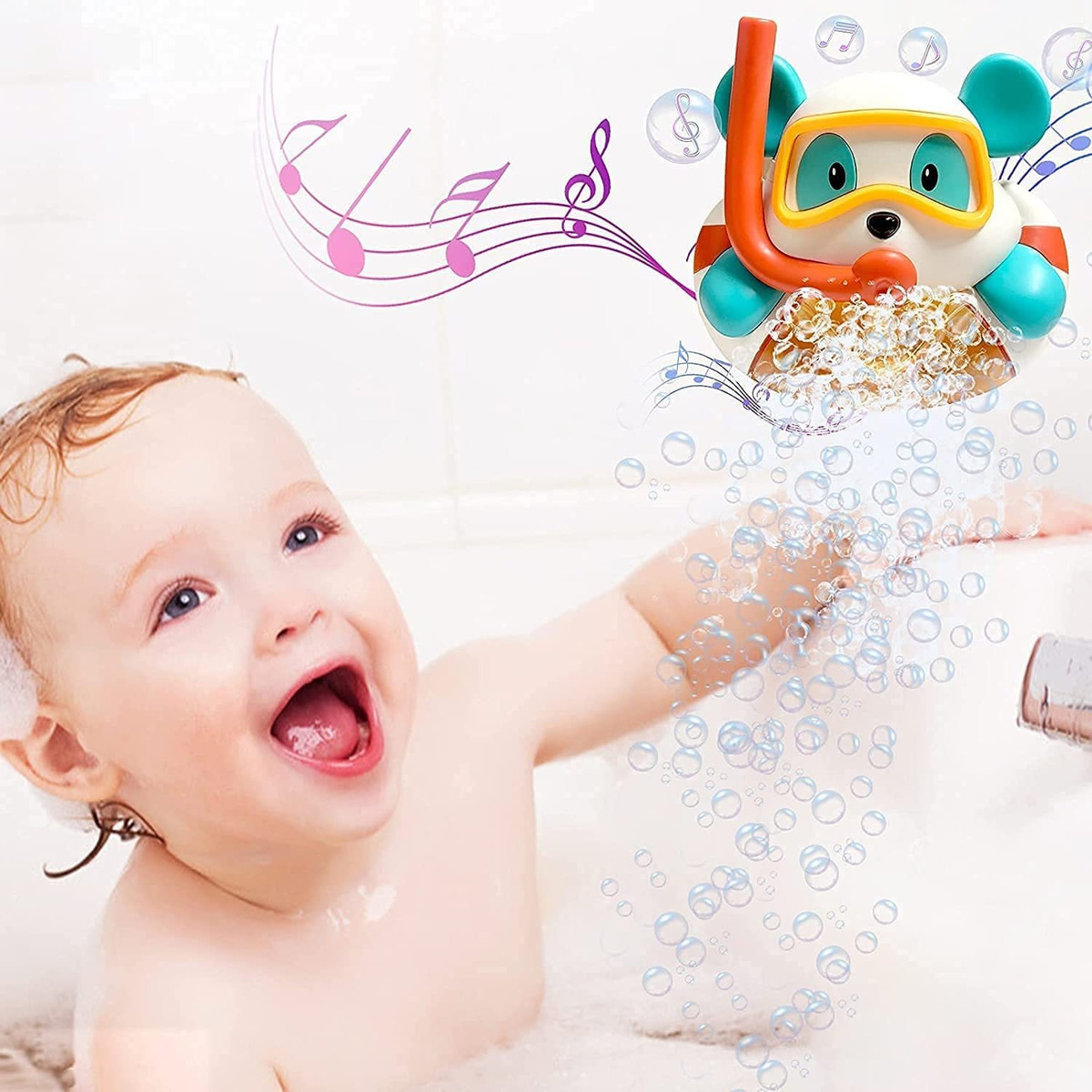 Bear Bubble Maker, Soprador De Espuma Que Faz A Máquina - Imagem 2