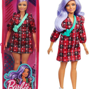 Boneca Barbie Fashionistas 157 Cabelo Curvilíneo Lavanda