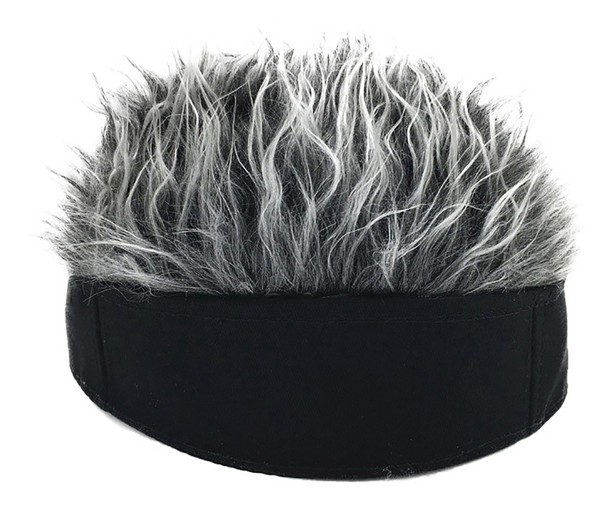 Chapéu Masculino Retrô Curto Peruca Cosplay Cabelo Falso - Imagem 4