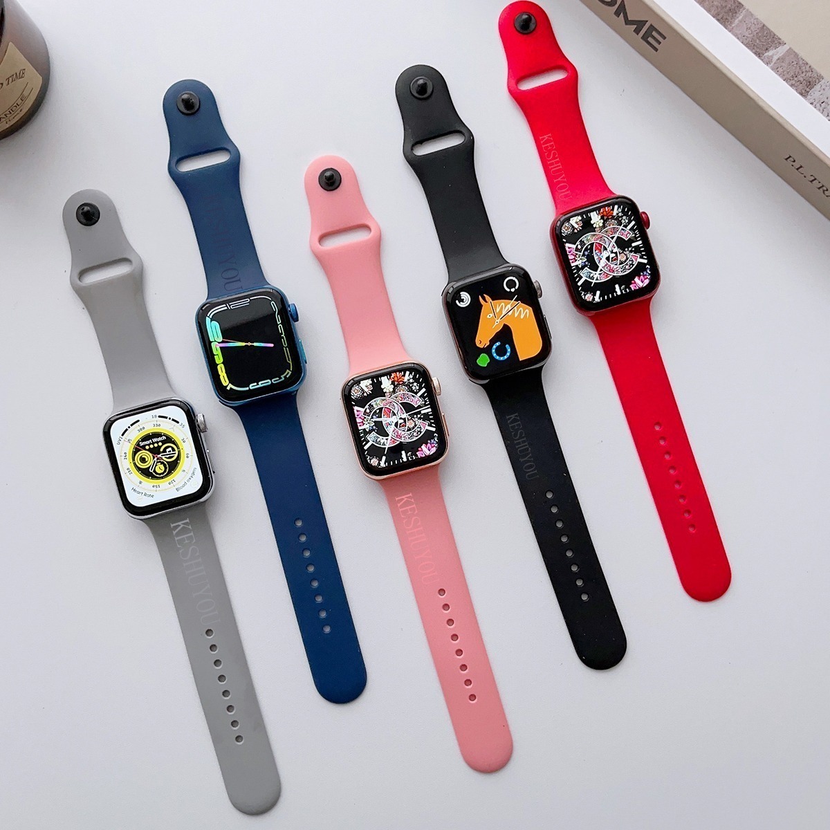 Assista 8 Max 1.85 Smartwatch Bluetooth Call Nfc Blue - Imagem 3
