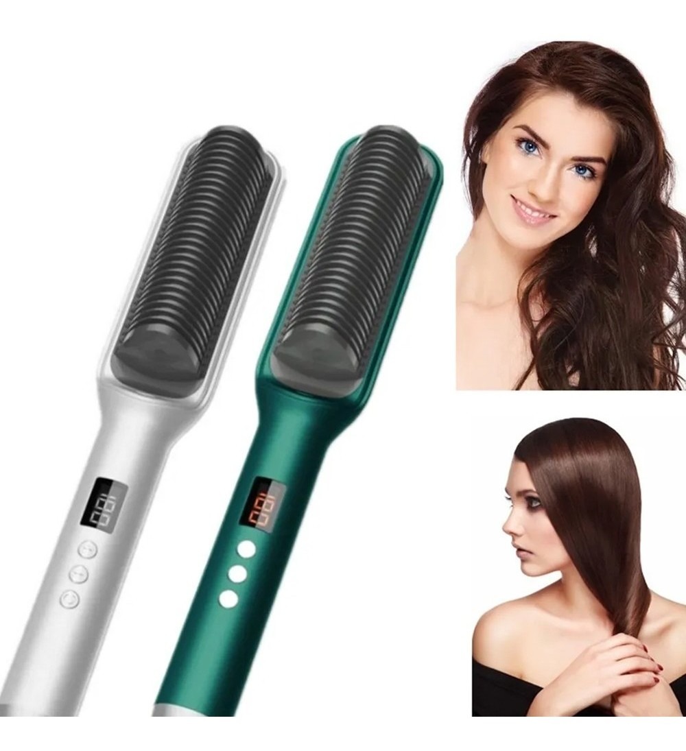 New Hair Straightener Comb Escova De Cabelo Cerâmica De Turm