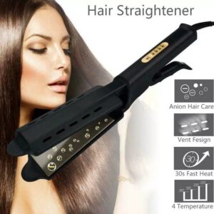 Alisador De Cabelo De Ferro Liso Iônico De Turmalina Cerâmic