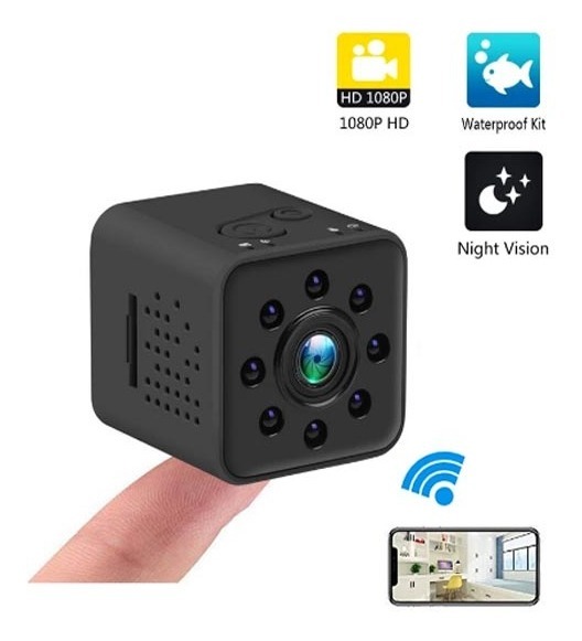 2pcs Câmera Vigilância Hd 4k Smart Wifi Mini Edição Noturna