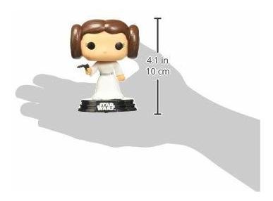 Vinil Funko Pop Movie Star Wars Princesa Leia Bobble Head - Imagem 5