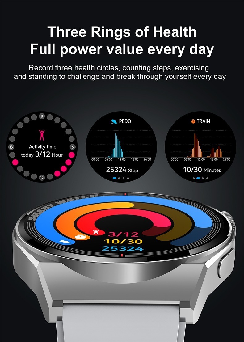 Smartwatch Masculino Bluetooth Call Waterproof Sport Smart W - Imagem 7