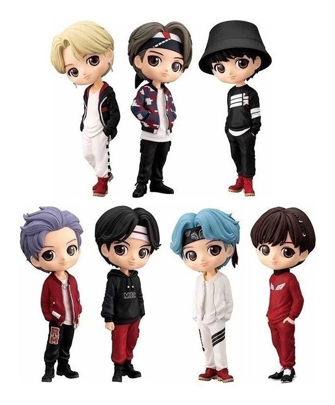 7 Unidades/conjunto Bangtan Boys Groups Action Figures Bts T