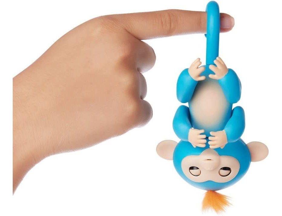 Macaco Bebê Interativo Fingerlings Boris Blue - Imagem 4