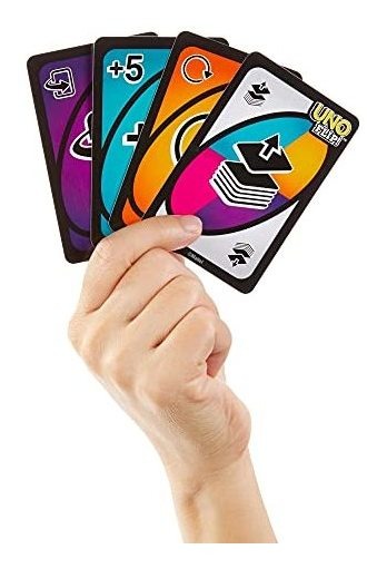 Jogo De Cartas Da Família Uno Flip Com 112 Cartas Em Uma Lat - Imagem 8