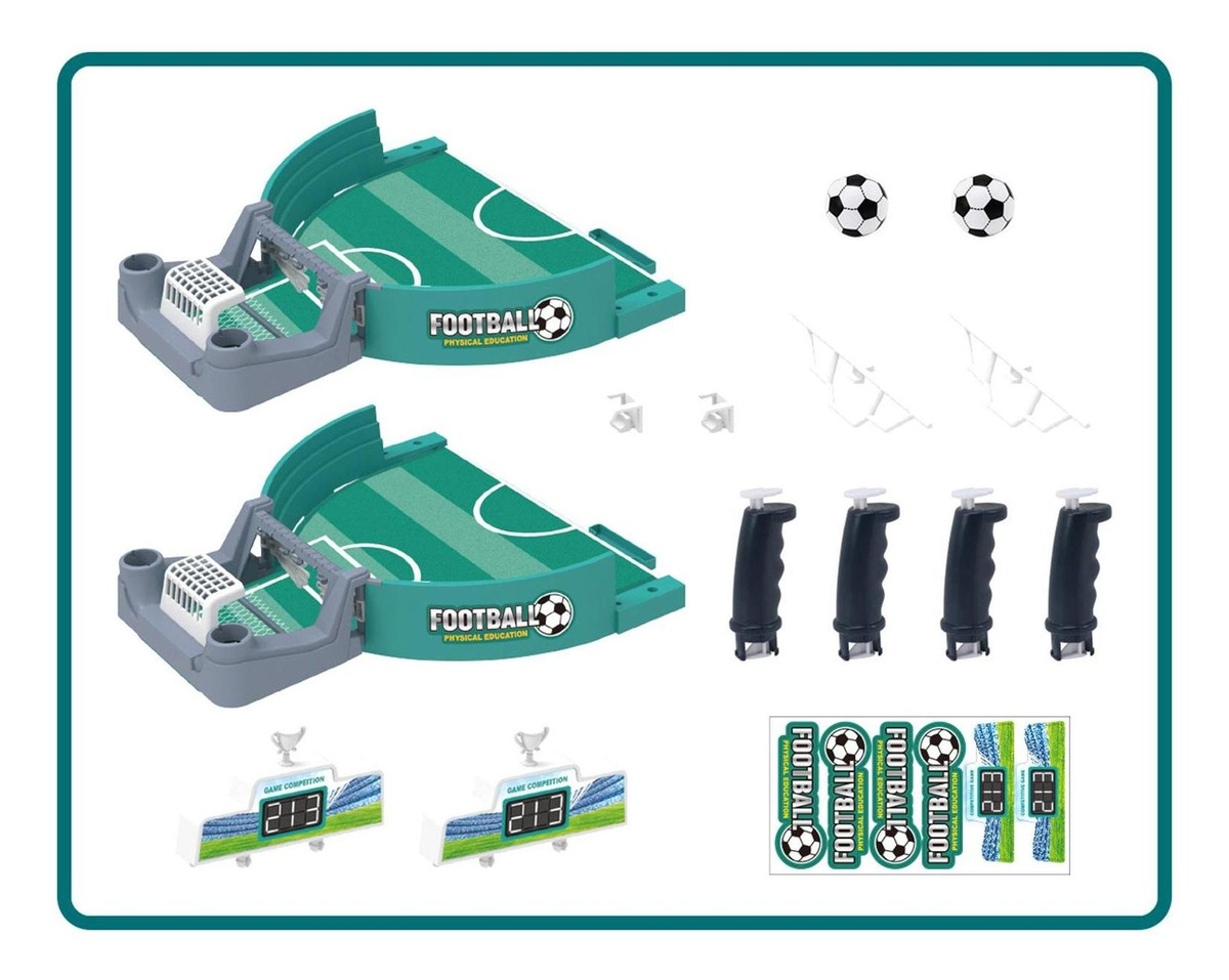 Jogo De Duelo De Futebol Mesa Brinquedo Interativo Educacion - Imagem 2